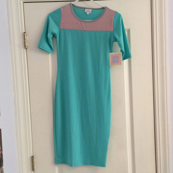 NWT LuLaRoe Julia Dress XXS - Picture 1 of 6